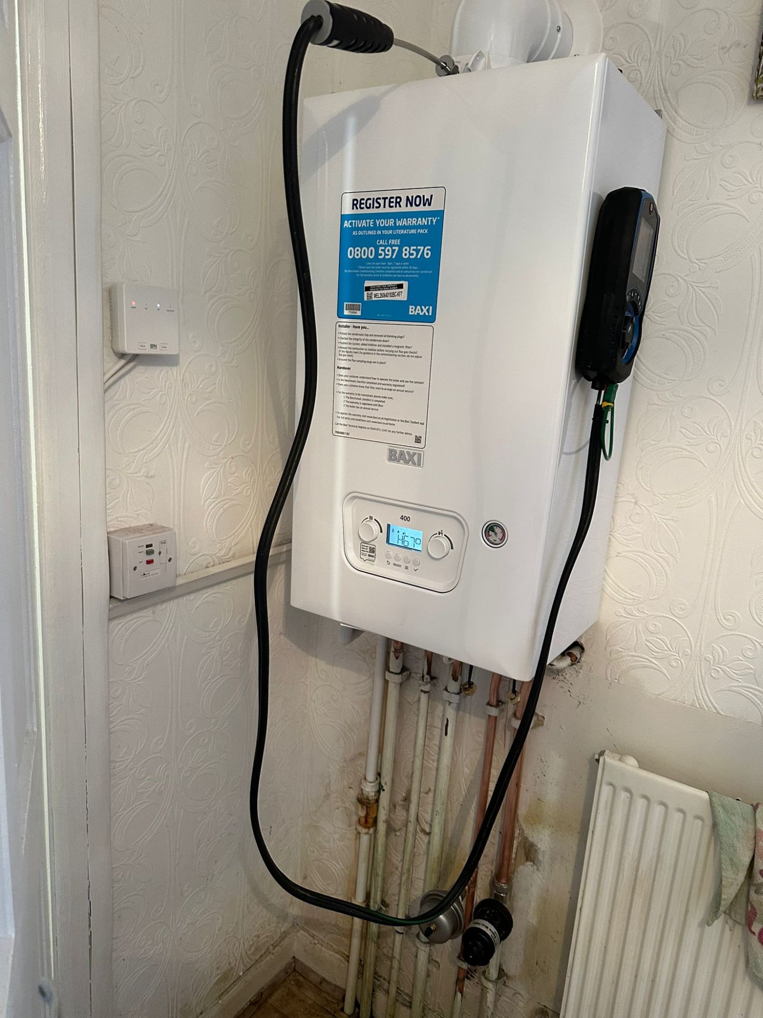 Baxi 400 combi annual service